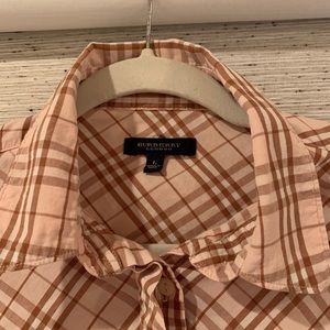 Burberry Pink Cotton Button down L